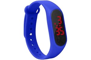 Busirde Screen Display LED Accessori per Bambini Sottile Orologio Digitale Braccialetto Fitness da Polso Student Fitness Wristband Boy Girl Sport