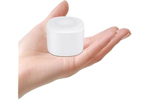 FIVAVA White Noise Machine Baby,Portable Mini Sound Machine mit Nachtlicht,Timer,für Erwachsene, Kinder,im Freien, zu Hause Weiß