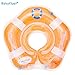 Produktbild BabyFloat ® Schwimmring Hals Neck - verstellbar aufblasbar Kinder Hals für 0-24 Monate Baby (Orange - Lifevest)