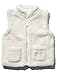 M&Co Baby Girls Sleeveless Faux Fur Floral Lining Zip Up Fleece Winter Gilet Cream 18/24 Mnth