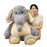 * Füllung: PP Baumwolle LCCYJ Elefant Plüschtier Kuschelig Plüschtier Kuscheltier Stofftier Weiches Kissen Puppe Geburtstag (38cm-98cm),01,98cm