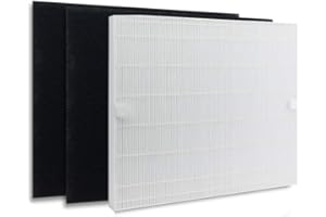 Carkio Filtr HEPA i filtr węglowy filtr dezodoryzacyjny kompatybilny z oczyszczaczem powietrza H12 Woongjin Coway AP-1512HH (1 opakowanie)