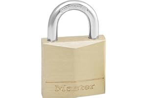 Master Lock 130EURD Cadenas à Clé en Laiton, Doré, 3 cm