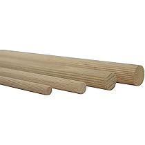 Bacchette Legno Faggio 100x10 Mm - 12 Pezzi | Per Fai Da Te, Lavori Manuali E Giardinaggio - Foto 2