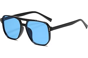 Occhiali da Sole da Uomo Pilota Navigator Quadrato Aviator Moda Tonalità UV 400