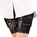 Price comparison product image Xidan FL1 Women Elastic Sexy Lace Thigh Bands Garter Purse, Stays Put Silicone Grip & Secured Pocket (Pattern B Black/S/1 Pair)