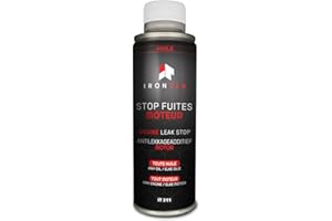 IRONTEK LUBRIFIANTS HAUTE QUALITE Stop Fuite Moteur 300ml - IRONTEK | IT211 | Colmate Fuites & Régénère Joints | Compatible Essence Diesel GPL | sans démontage | Additif Huile Moteur