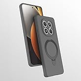 Coverzone Xiaomi Redmi Note 15 Pro 4G ile uyumlu Kılıf MagSafe ile uyumlu Z-Samara Kapak Wireless Şarj &Ouml;zellikli Stand Olabil