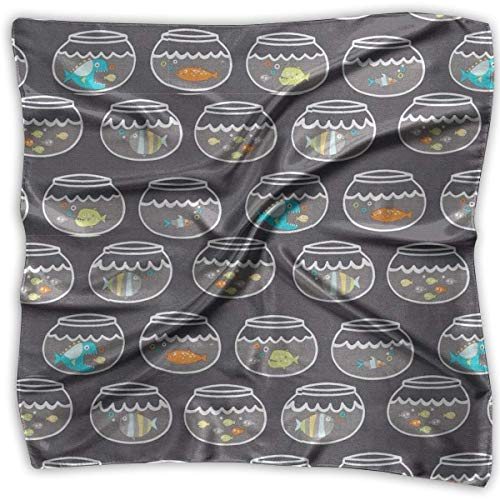 Preisvergleich Produktbild Hoklcvd Halstuch / Halstuch / Kopftuch aus Satin, quadratisch, leicht