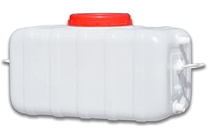 NIANTONG Bidones de Agua con Grifo Tanques para Agua Grifo Almacenamiento de Agua Contenedor de Agua Viajes Cubo de Agua Tanque Portátil Automóvil Caravanas Camping(Size:80L)