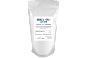 EKO "MADE IN ITALY" Magnesio Solfato o Sali di Epsom 400g busta