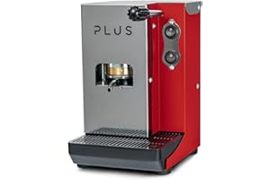 La Bevanda Del Re Macchina Caffe AROMA PLUS, 50 CIALDE ESE 44MM + KIT COMPRESE, Macchina Caffe Cialde ESE 44MM, Macchina Caffè Espresso Manuale, COLORE ROSSO, Piccola e Compatta, 5Kg