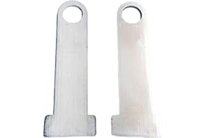 zalati Motorcycle Open/Full Buckle Fastener Bar 2pcs Metal Quick Release Lock Pad for Helmet Hanger Easy to Install Use Compatible with Yamaha Honda