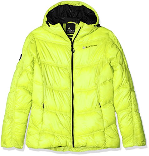 Peak Mountain Ansei - Abrigo de Plumas para Mujer, Mujer, Color Anis, tamaño FR : 1 (Taille Fabricant : 1)