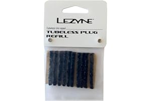 LEZYNE Ersatzgummi für Tubeless Kit 10 Stück Schwarz, 1-pk-ptbls-v104-10, Materiale di Riparazione. Unisex Adulto, Nero, Unica