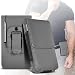 Produktbild i-Tronixs (Grau XXL) ASUS Zenfone 5 Lite a502cg Case Schutzhülle (PU) Leder Gürtel Clip Tasche Case Flip Cover Holster mit Magnetverschluss + Retractable Stylus Touchscreen Pen