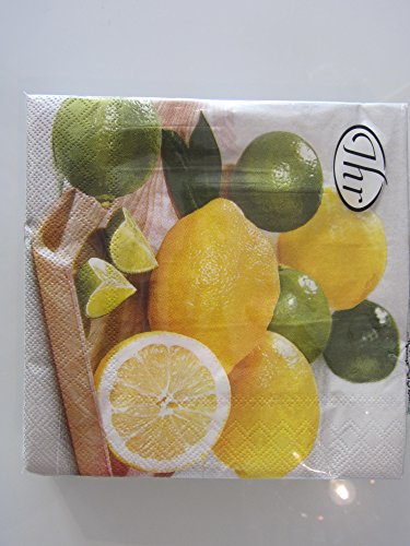 Preisvergleich Produktbild Ihr Servietten Zitronen und Limetten