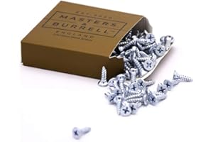 S4U Compatible Elite Performance Wood Screw 3.5x16mm box 120 Silver with countersunk head for Fence Spikes Masters & Burrell