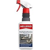 MELLERUD Hochglanzfronten Reiniger | 1 x 0,5 l | Effektives Spray zur Reinigung von Schmutz, Fett und Fingerabdrücken