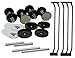 Dreambaby Chelsea Xtra-Tall Auto-Close Gate set - 1 gate + 2 extensions  (Fits 71cm-107cm) Black