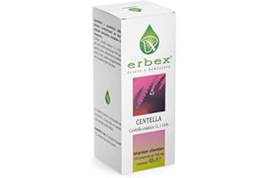 ERBEX ESSERE E BENESSERE ERBEX - Integratore alla Centella Asiatica Pura 160 Compresse Drenante Forte Contro Cellulite e Ritenzione Idrica Migliora il Microcircolo