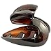 Ebuni | Cadice French Hair Claw - Tortoiseshell (Brown)