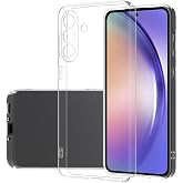 Coverzone Samsung Galaxy A56 ile uyumlu Kılıf S&uuml;per Esnek Yapılı Kamera Korumalı Toz ve Kirden Koruyan Silikon S&uuml;per Şeffaf K