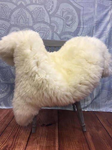 Dark Grey, Stunning Slate Gray Grey Sheepskin Rug Soft & Fluffy Throw Superior Eco Pelt