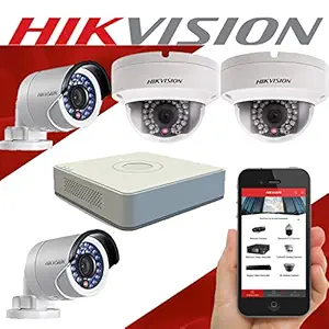 HIKVISION Infrared 1296x732p FHD 1MP Security Camera Kit