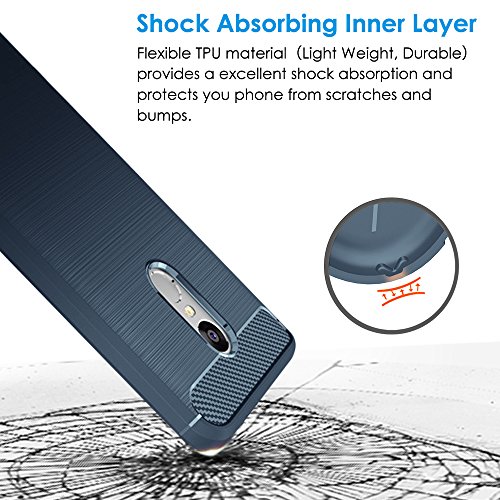 Funda para Xiaomi Redmi Note 4X 5 5   Olycism Ultra-delgado Suave  Ajuste Perfecto  Shock Absorci  n  Anti Ara  azos  Flexible TPU Silicona Case Protecci  n Estuche Cover Marino 