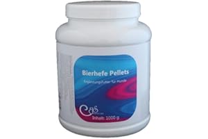 Barbara Seitz Bierhefe Pellets für Hunde - Für Hundefell & Haut, Barfen, Fellwechselpflege (1000 g)