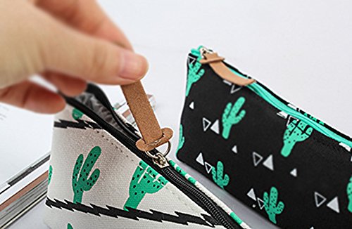 Estuche para l pices Fablcrew neceser de cosm ticos dise o de cactus pastoral de lona gran capacidad de almacenamiento 19 5x3 5x7 5 cm Green strips reviews Estuche para l pices Fablcrew neceser de cosm ticos dise o de cactus pastoral de lona gran capacidad de almacenamiento 19 5x3 5x7 5 cm Green strips