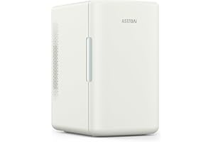 AstroAI Frigorifero Piccolo Portatile, Mini Frigo da Camera con Volume di 6 Litri, Frigo Piccolo, Mini Frigo da Ufficio per Auto, Camera da Letto, Bevande, Cosmetici ecc. (Bianco)