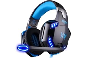 KOTION EACH G2000 Bandeaux Casques For Ordinateurs With Avec Microphone DJ R�glage de volume Jeux Sports R�duction de bruit Hi-Fi Contr�le