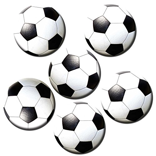 Magnettafel Fußball – Vortreffliche Design Metall Magnettafel 60×40 cm – Pinnwand Memoboard mit Motiv: Fußballtor – inkl. 6 Magnete mit Motiv von einem Fußball für Magnetwand – Original Magnetpinnwand GUMA Magneticum - 3