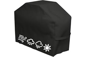 BBQ Cover,Barbecue Covers,BBQ Covers Waterproof Heavy Duty Large,Barbecue Cover,BBQ Covers-Oxford Fabric Waterproof (145X61X117)