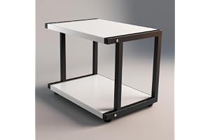 ReFixLy Rack 2 Tier Kitchen Storage Counter Top Organizer Rack Shelf Stand Oil,Sugar,Tea,Coffee Stand for Kitchen Corner Oven Rack Mild Steel Designer Product
