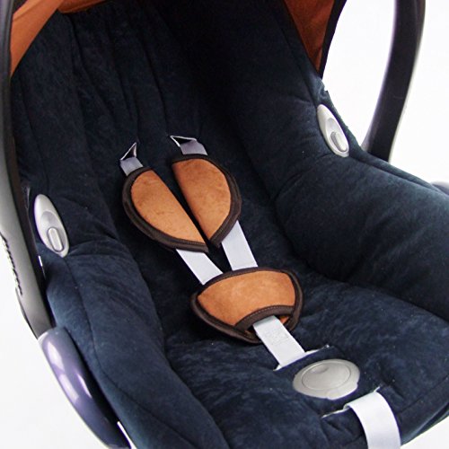 Babys-Dreams kompl. Ersatzbezug für Maxi-Cosi CabrioFix 7 tlg. Schwarz/Braun *NEU* Bezug für Babyschale Sommerbezug Cabrio Fix - 7