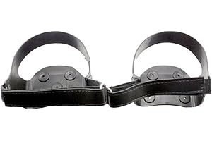 LIOOBO Eisstollen Schneeschuh Schuhspikes Schuhkrallen Klampen Schnee Spikes Steigeisen Eiskrallen Anti Rutsch zum Joggen