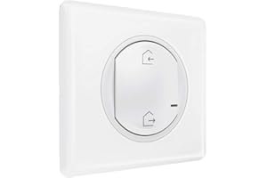 Legrand - Commande Départ/Arrivée pour installation connectée Céliane with Netatmo avec plaque Laqué Blanc