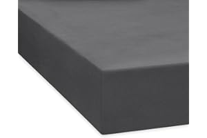 ‎TRAUMSCHLAF TRAUMSCHLAF Spannbettlaken, Spannbetttuch Fein-Biber warm und kuschelig, bügelfrei, mit Rundumgummi (weitere Farben,Größen) 180x200-200x200 cm, anthrazit