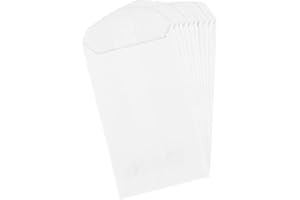 IMBALLAGGI 2000 - Sacchetti Carta per Alimenti Bianchi, 100 Pezzi da 14x28 cm di Altezza, Buste di Carta per Pane, Dolci, Pranzo, Panino Richiudibili e Certificati MOCA Adatti al Contatto Alimentare