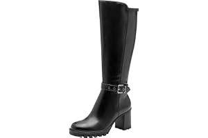 Tamaris dam Tamaris Damen Long Boot Heel 1-25536-45Knöhöga stövlar