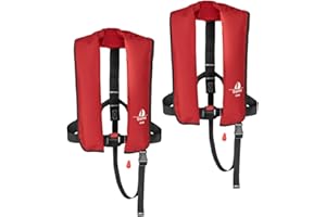 ‎12SKIPPER 12skipper 2er-Set Automatik-Rettungswesten 165N Classic ISO UML mit Waistbelt
