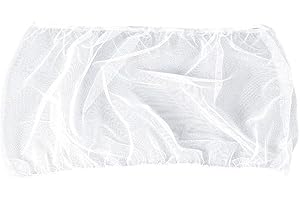 SSRDFU Copertura per Gabbia per Uccelli - Rete Gabbia per Uccelli, Gonna Gabbia per Uccelli Estensibili Copertura per Gabbia in Rete per Uccelli Pappagalli Regolabile 140-220cm(Bianco)