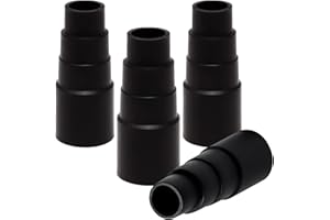 MCFILTER 4 adaptadores para aspiradora, reductor para herramientas, recortables de 21 mm a 35 mm, para aspiradoras industriales, entre otros, compatible con Kärcher, Bosch, Makita, Nilfisk
