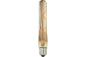 ‎DC VOLTAGE Vintage Edison Retro Schraube LED Leuchtmittel dimmbar/nicht-dimmbar Deko Spirale-Lampe E27 220–240 V Bernstein Warm weißen Lichtern UK Beleuchtung, T185 4W E27 LED