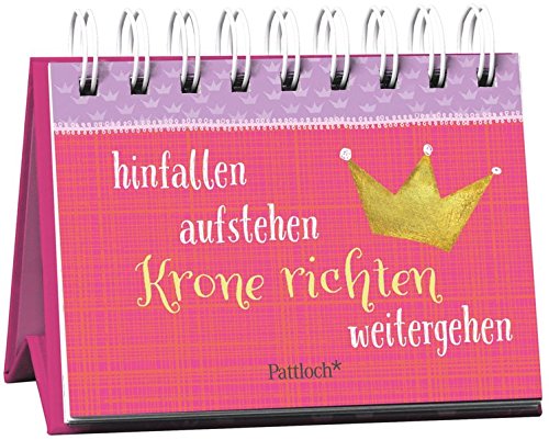 Preisvergleich Produktbild hinfallen, aufstehen, Krone richten, weitergehen - Miniaufsteller