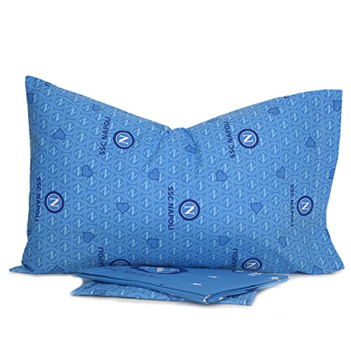 SSC NAPOLI completo lenzuola singolo una piazza ufficiale cotone con stelle L937