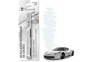 AMBIZION Rotulador Eliminador Arañazos Coche Color Blanco, Bolígrafo de Retoque Reparación Elimina Rayones Superficiales y Manchas de Manera Profesional Sencilla, Bolígrafo Quita Arañazos para Vehículos